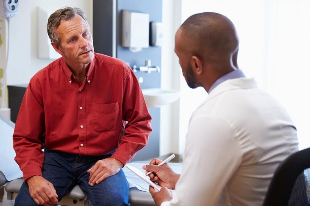 consultation avec un médecin pour prostatite chronique